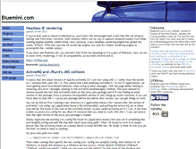 Tablet Screenshot of bluemini.com